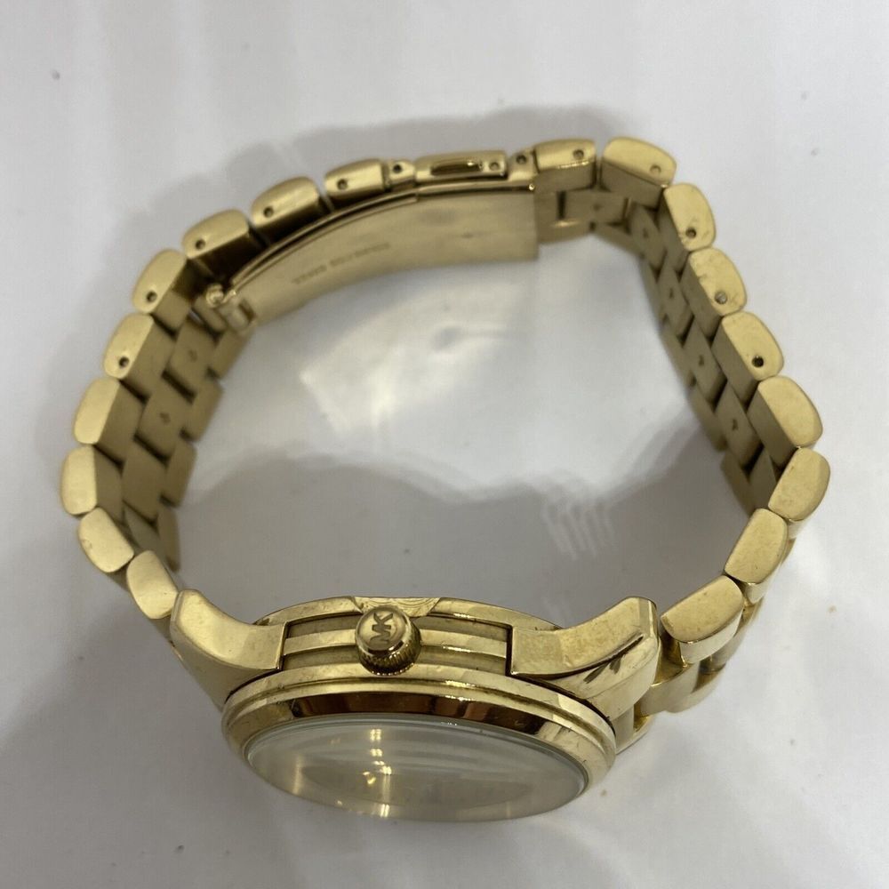 Michael Kors MK5160 Women's Gold Stainless Steel Analog Dial Quartz Watch JK406 - Picture 8 of 12
